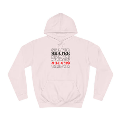 Hoodie - Red Statement Skater Unisex Hoodie - Skate of Matter LLC