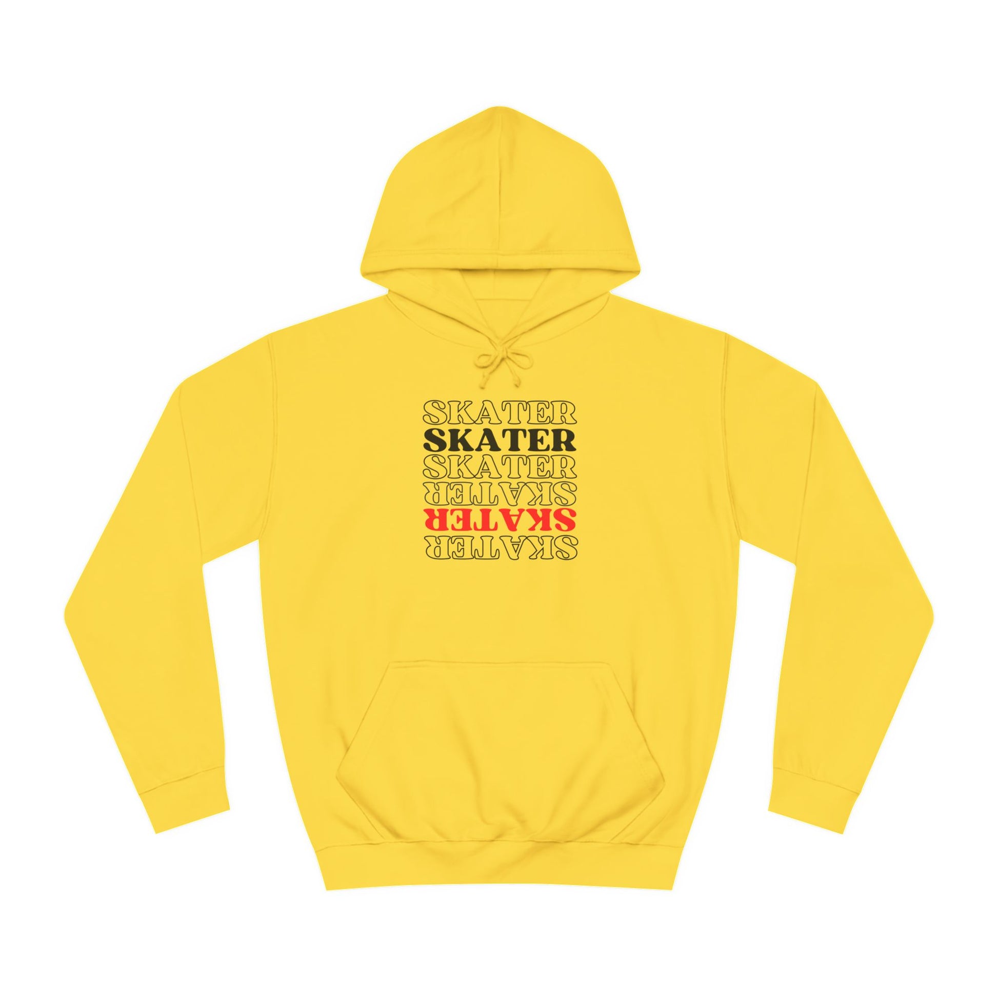 Hoodie - Red Statement Skater Unisex Hoodie - Skate of Matter LLC