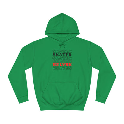 Hoodie - Red Statement Skater Unisex Hoodie - Skate of Matter LLC