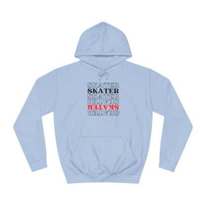 Hoodie - Red Statement Skater Unisex Hoodie - Skate of Matter LLC