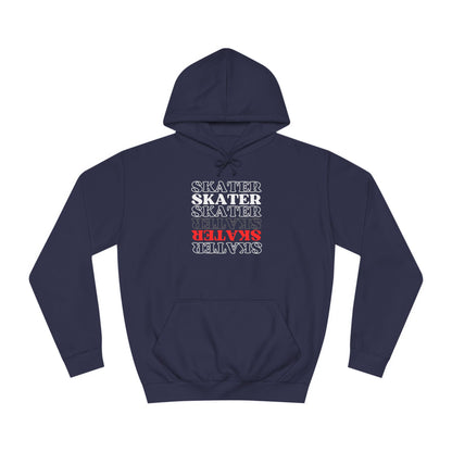 Hoodie - Red Statement Skater Unisex Hoodie - Skate of Matter LLC