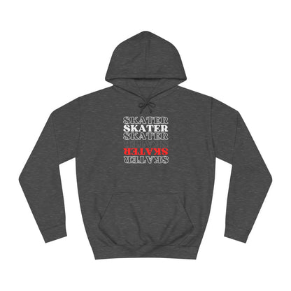 Hoodie - Red Statement Skater Unisex Hoodie - Skate of Matter LLC