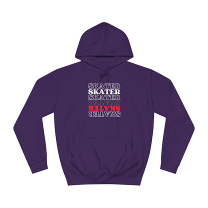 Hoodie - Red Statement Skater Unisex Hoodie - Skate of Matter LLC