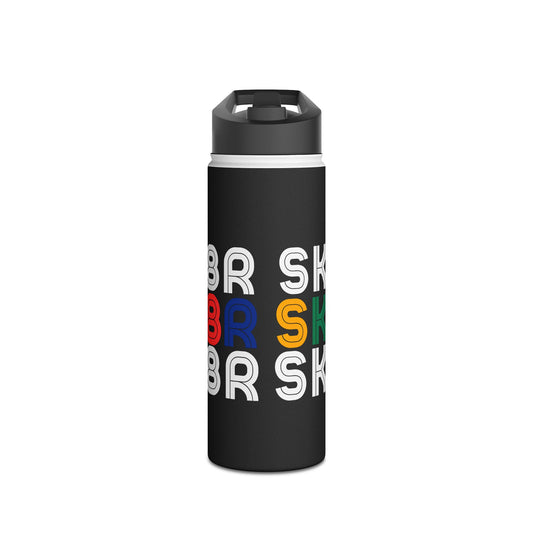 Drinkware - Retro Skater Stainless Steel Water Bottle - Skate of Matter LLC