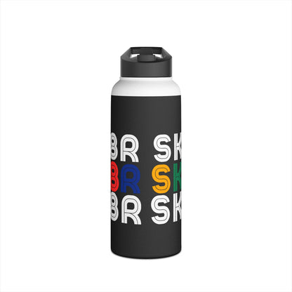 Drinkware - Retro Skater Stainless Steel Water Bottle - Skate of Matter LLC