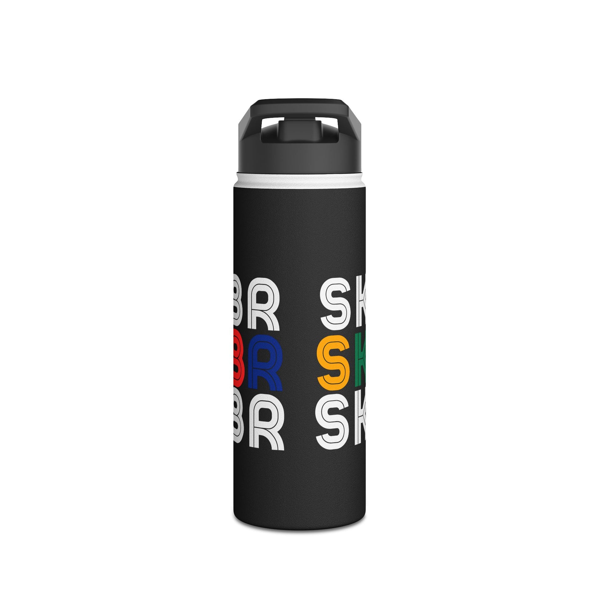 Drinkware - Retro Skater Stainless Steel Water Bottle - Skate of Matter LLC