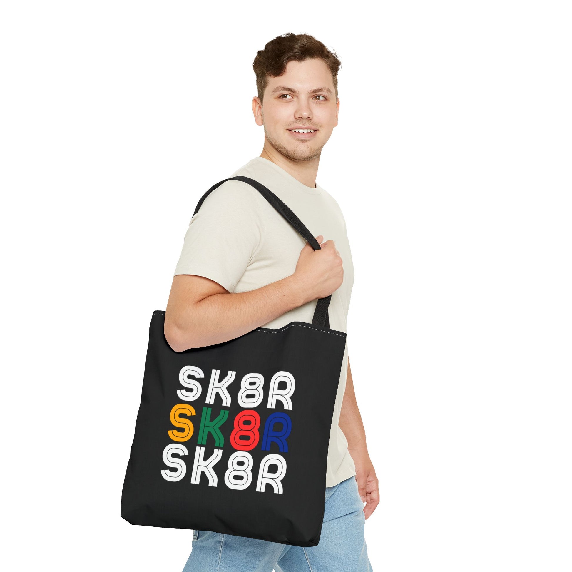 Bags - Retro Skater Tote Bag - Skate of Matter LLC