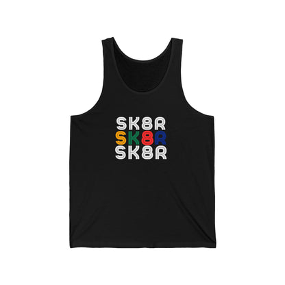 Tank Top - Retro Skater Unisex Tank - Skate of Matter LLC