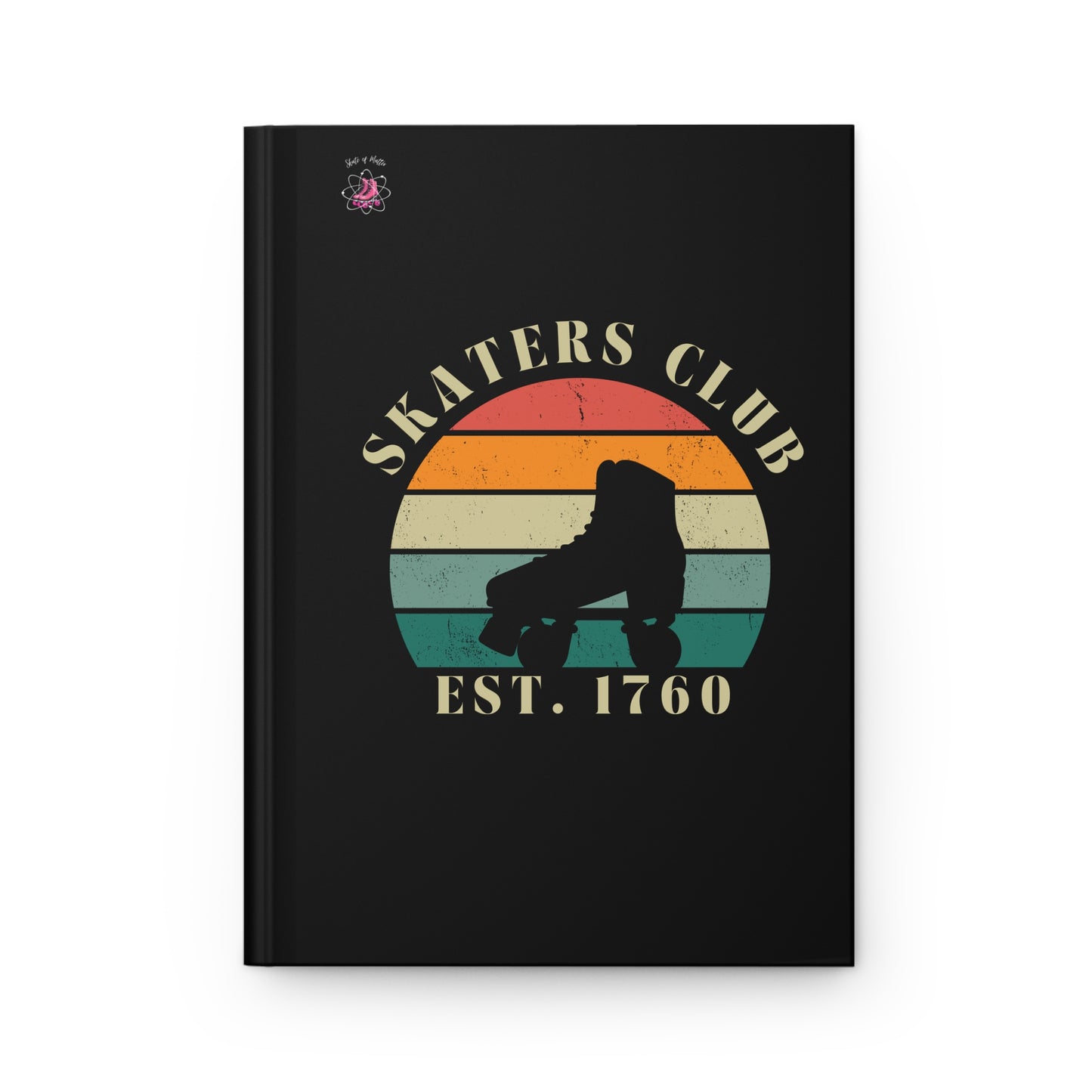 Paper products - Retro Skaters Club Matte Hardcover Journal - Skate of Matter LLC