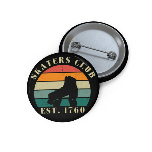 Accessories - Retro Skaters Club Pin Button - Skate of Matter LLC