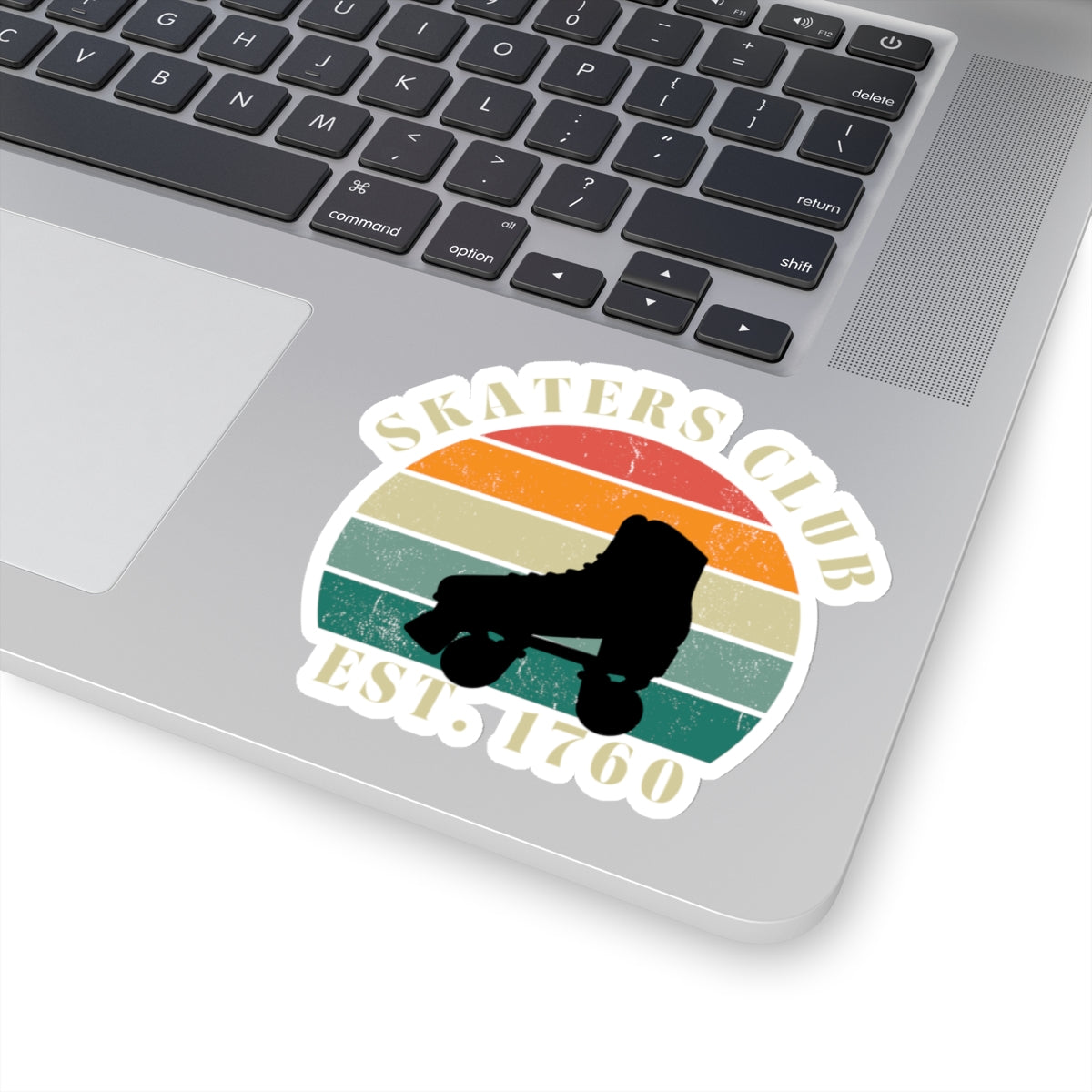 Paper products - Retro Skaters Club Round Sticker - Skate of Matter LLC