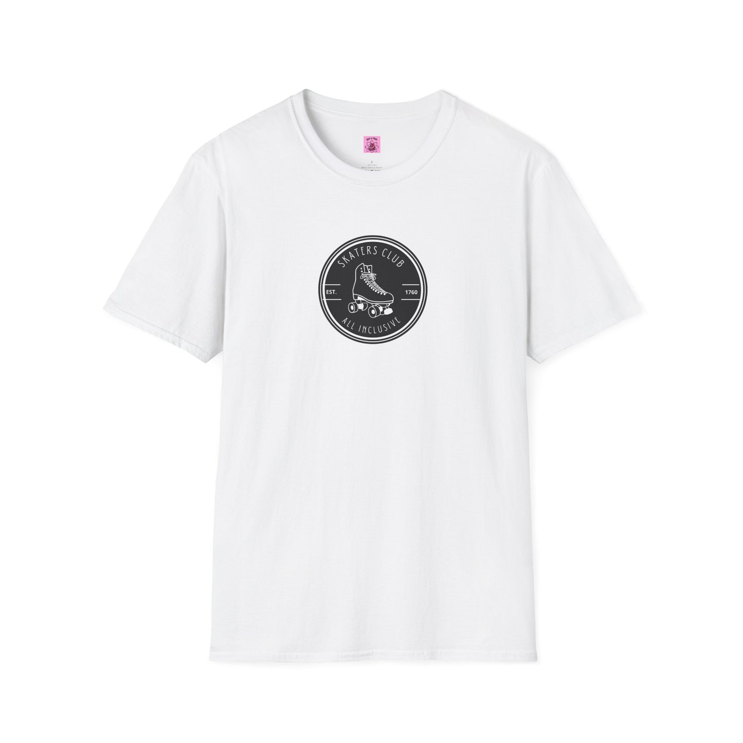 T-Shirt - Round Black Skaters Club Unisex T-Shirt - Skate of Matter LLC