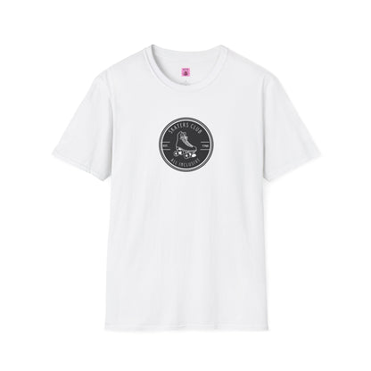 T-Shirt - Round Black Skaters Club Unisex T-Shirt - Skate of Matter LLC