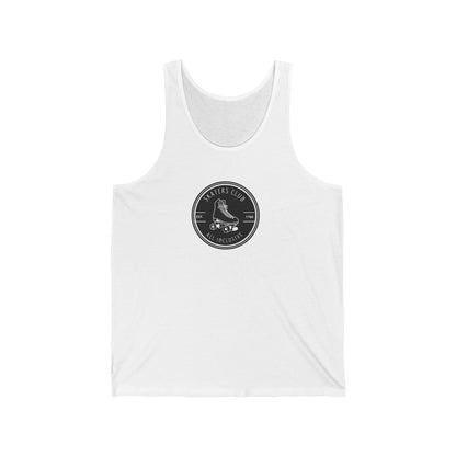 Tank Top - Round Black Skaters Club Unisex Tank - Skate of Matter LLC