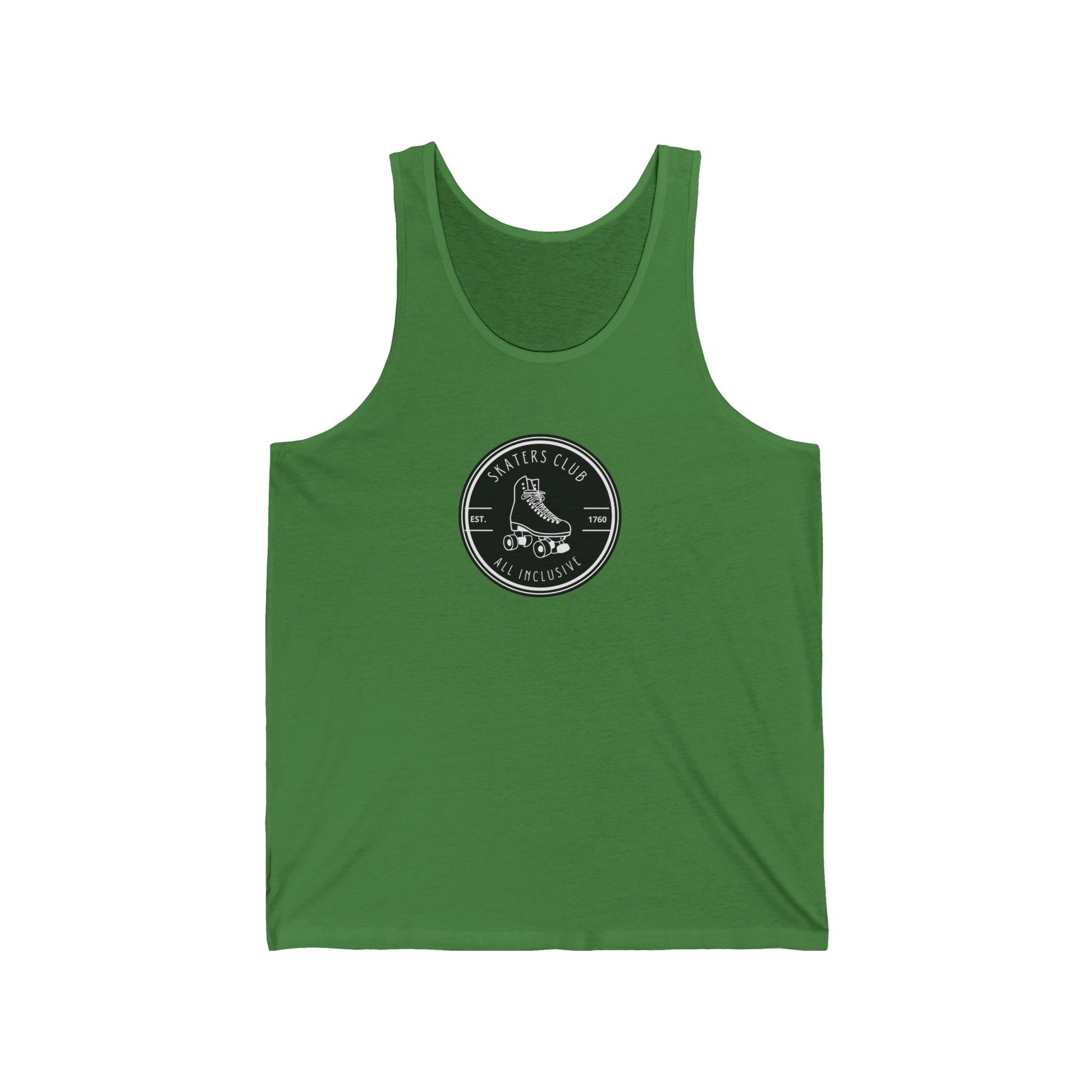 Tank Top - Round Black Skaters Club Unisex Tank - Skate of Matter LLC