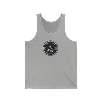 Tank Top - Round Black Skaters Club Unisex Tank - Skate of Matter LLC