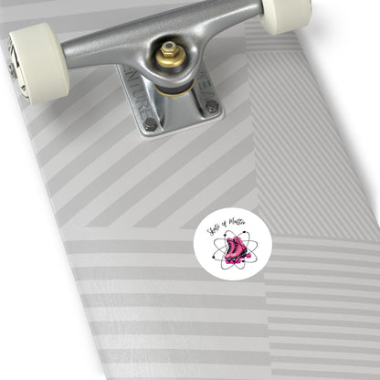 Paper products - Round Skate of Matter Sticker - Skate of Matter LLC