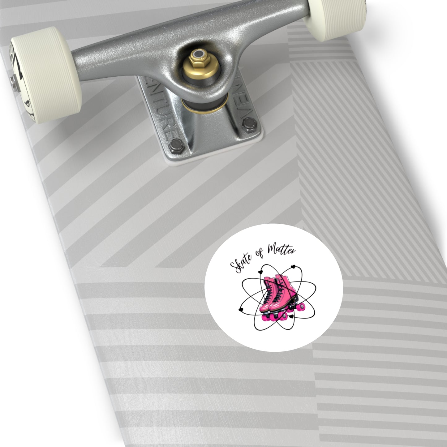 Paper products - Round Skate of Matter Sticker - Skate of Matter LLC