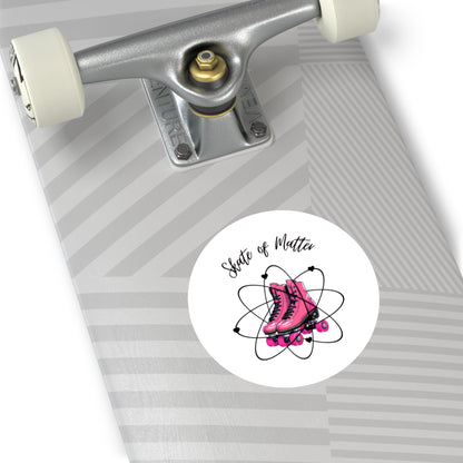 Paper products - Round Skate of Matter Sticker - Skate of Matter LLC