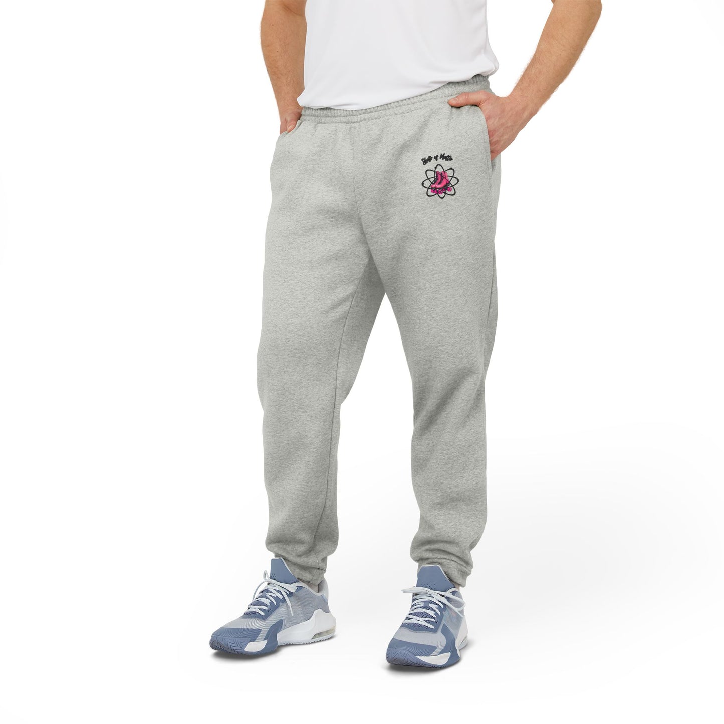 Trousers - Skate of Matter Logo Unisex Adidas Fleece Joggers - Skate of Matter LLC