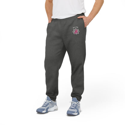 Trousers - Skate of Matter Logo Unisex Adidas Fleece Joggers - Skate of Matter LLC