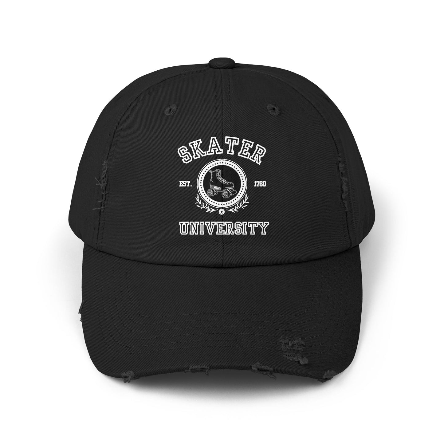 Hats - Skater University Distressed Cap - Skate of Matter LLC