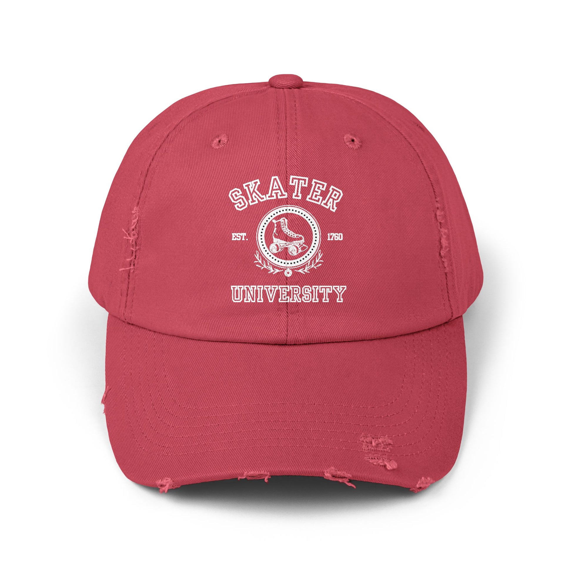 Hats - Skater University Distressed Cap - Skate of Matter LLC