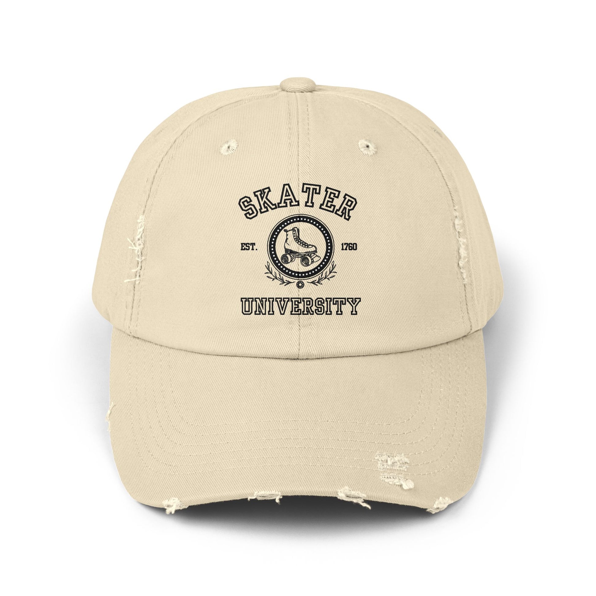 Hats - Skater University Distressed Cap - Skate of Matter LLC