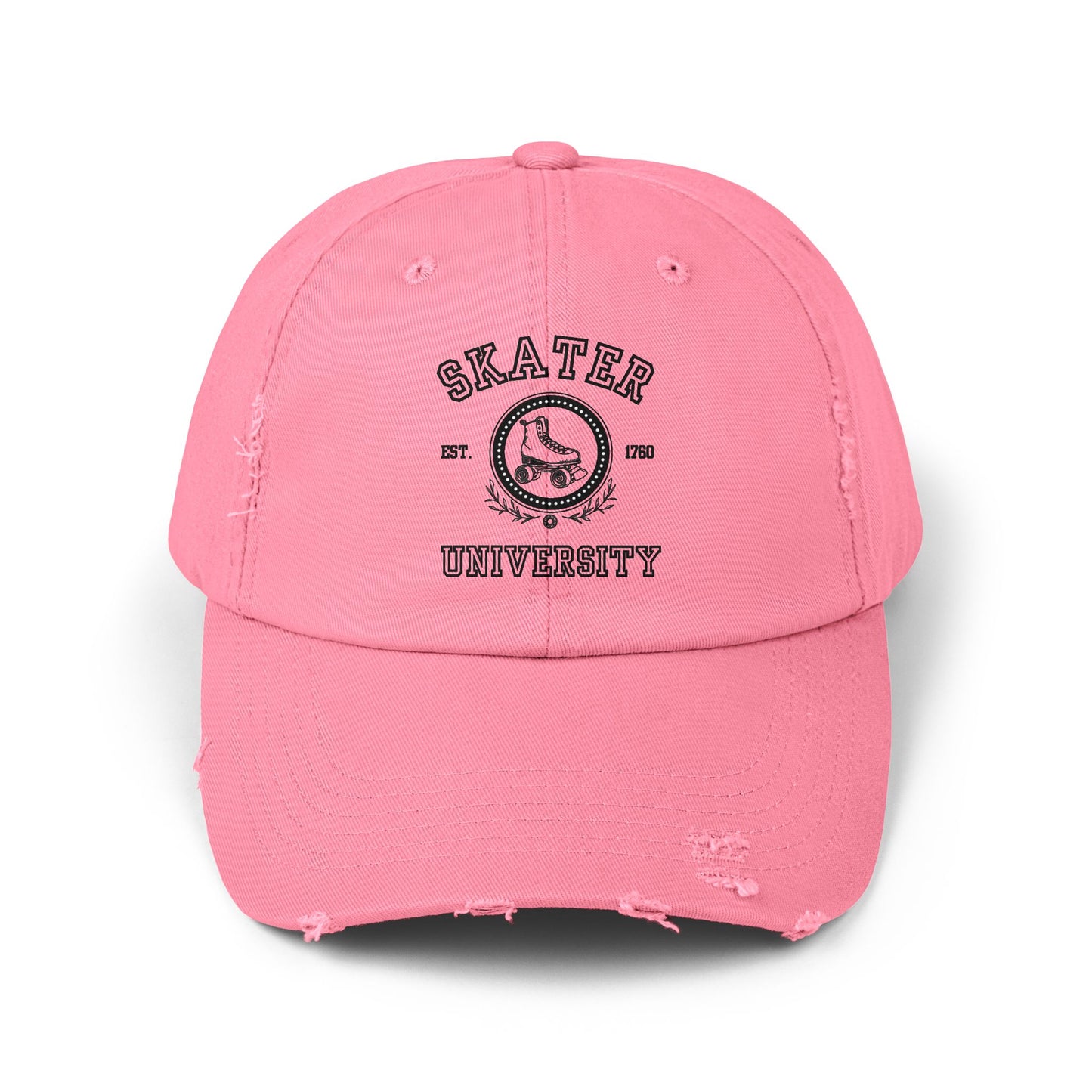 Hats - Skater University Distressed Cap - Skate of Matter LLC