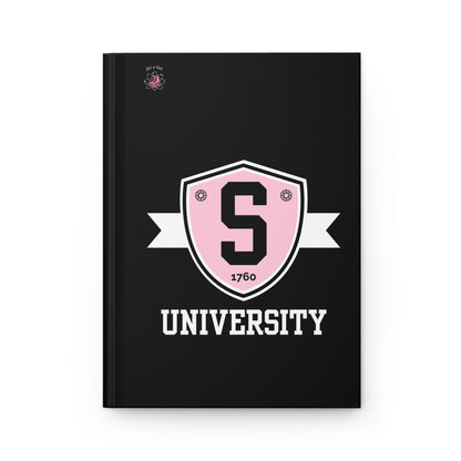 Paper products - Skater University Emblem Matte Hardcover Journal - Skate of Matter LLC