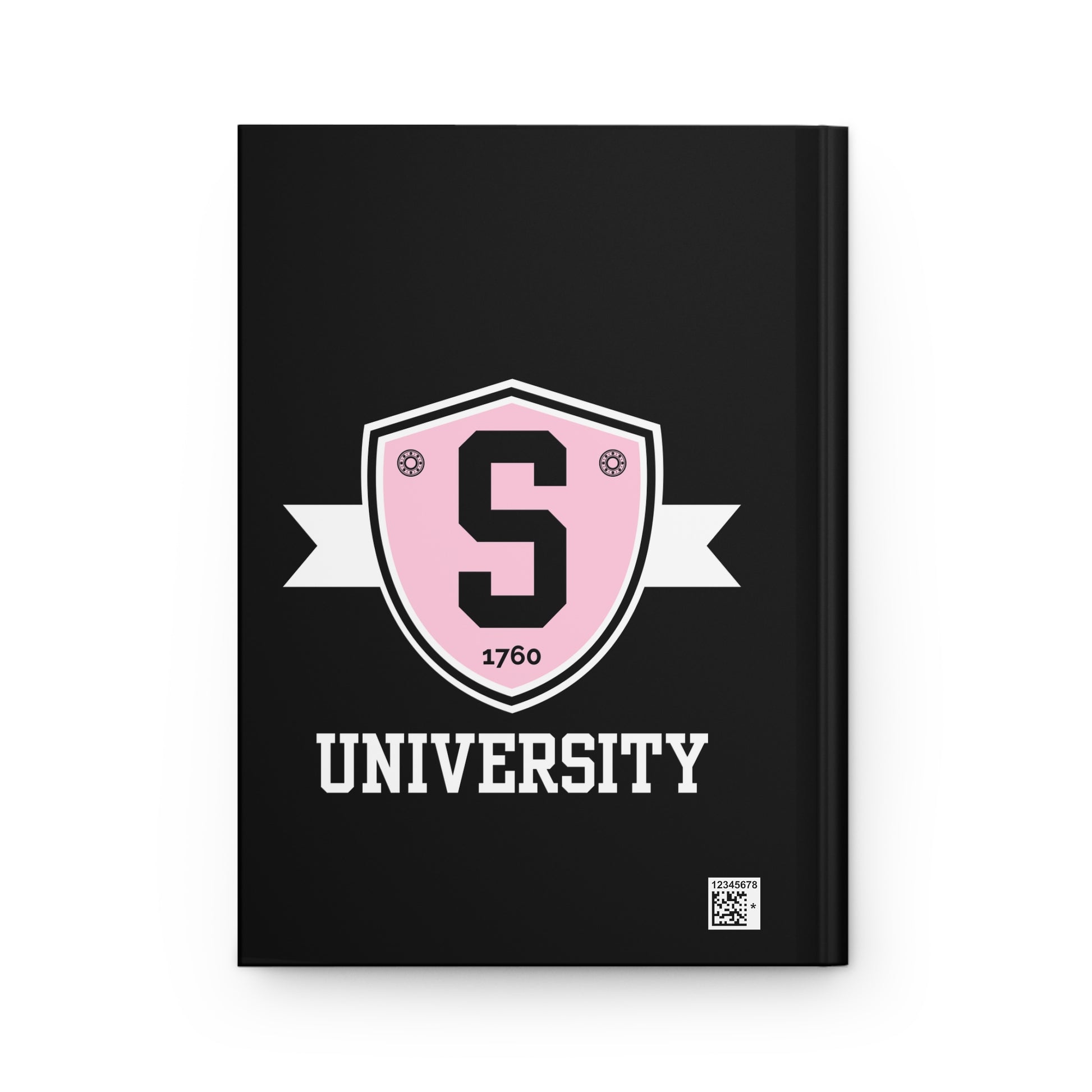 Paper products - Skater University Emblem Matte Hardcover Journal - Skate of Matter LLC