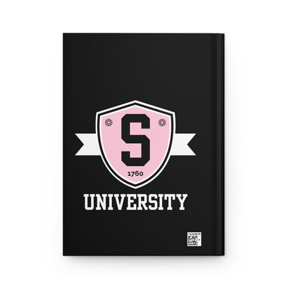 Paper products - Skater University Emblem Matte Hardcover Journal - Skate of Matter LLC