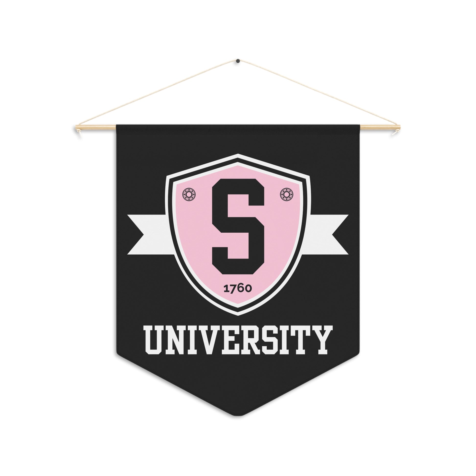 Home Decor - Skater University Emblem Pennant - Skate of Matter LLC