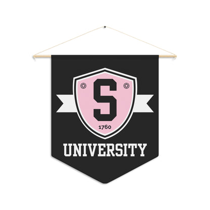 Home Decor - Skater University Emblem Pennant - Skate of Matter LLC