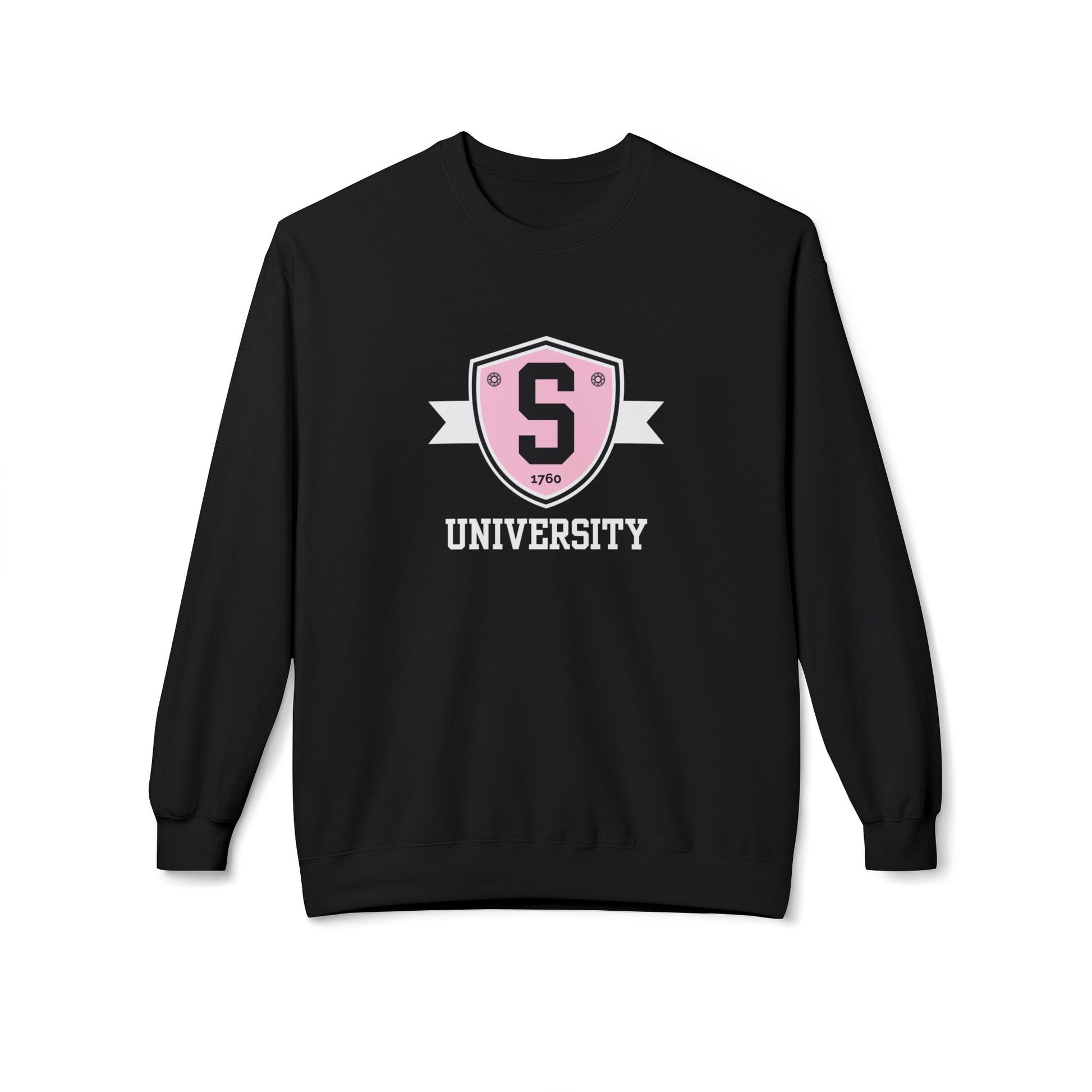 Sweatshirt - Skater University Emblem Unisex Fleece Crewneck Sweatshirt - Skate of Matter LLC