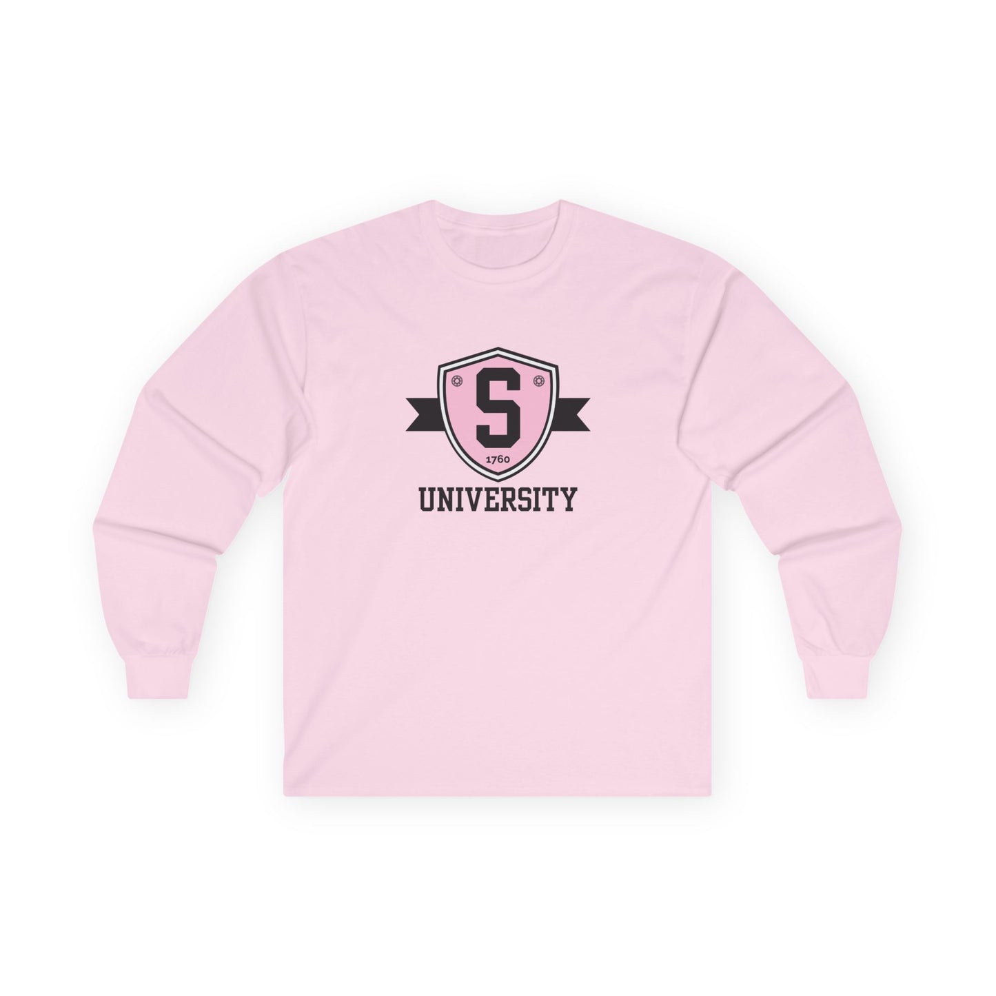 Long-sleeve - Skater University Emblem Unisex Long Sleeve Tee - Skate of Matter LLC