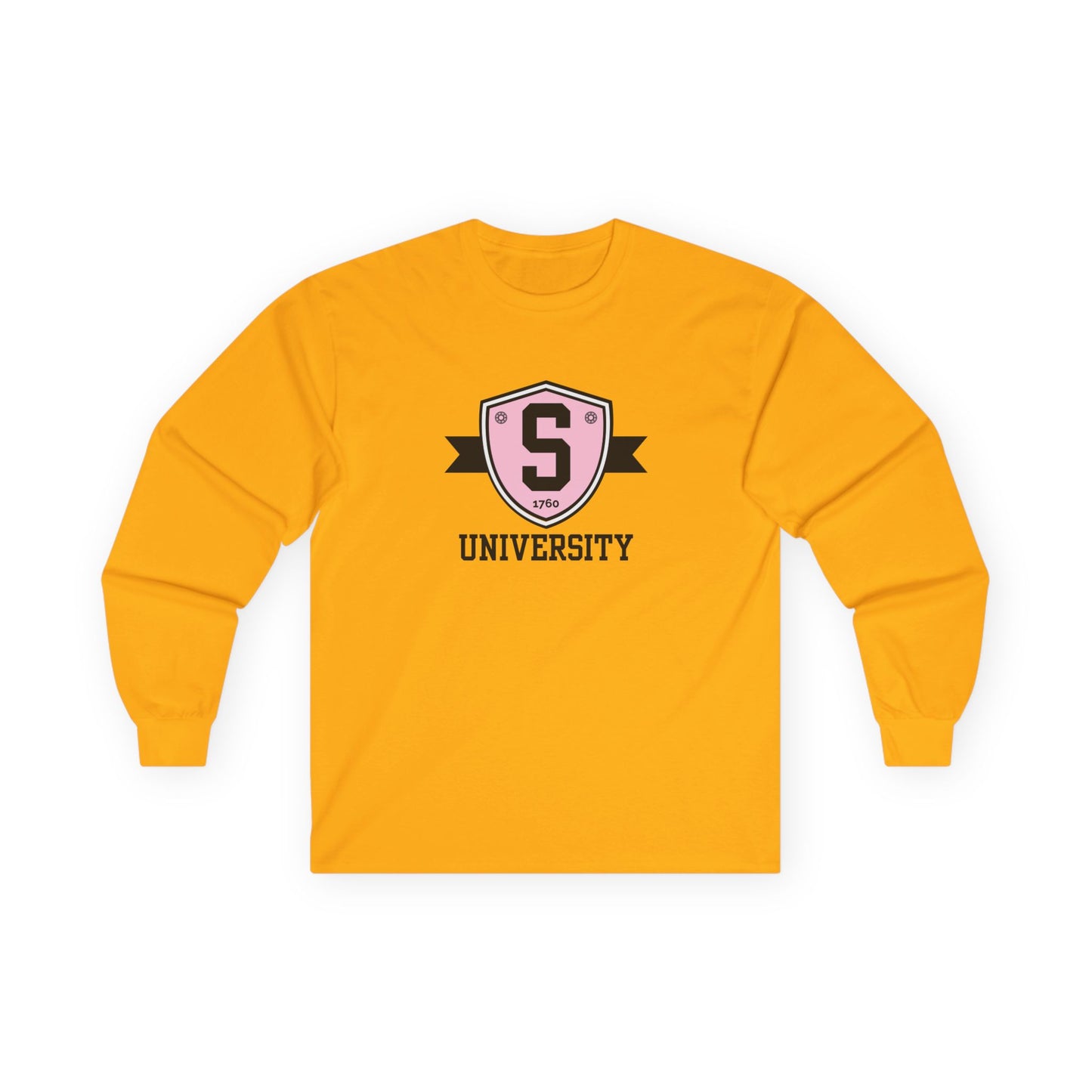 Long-sleeve - Skater University Emblem Unisex Long Sleeve Tee - Skate of Matter LLC