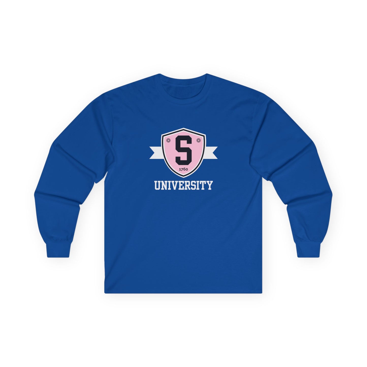 Long-sleeve - Skater University Emblem Unisex Long Sleeve Tee - Skate of Matter LLC