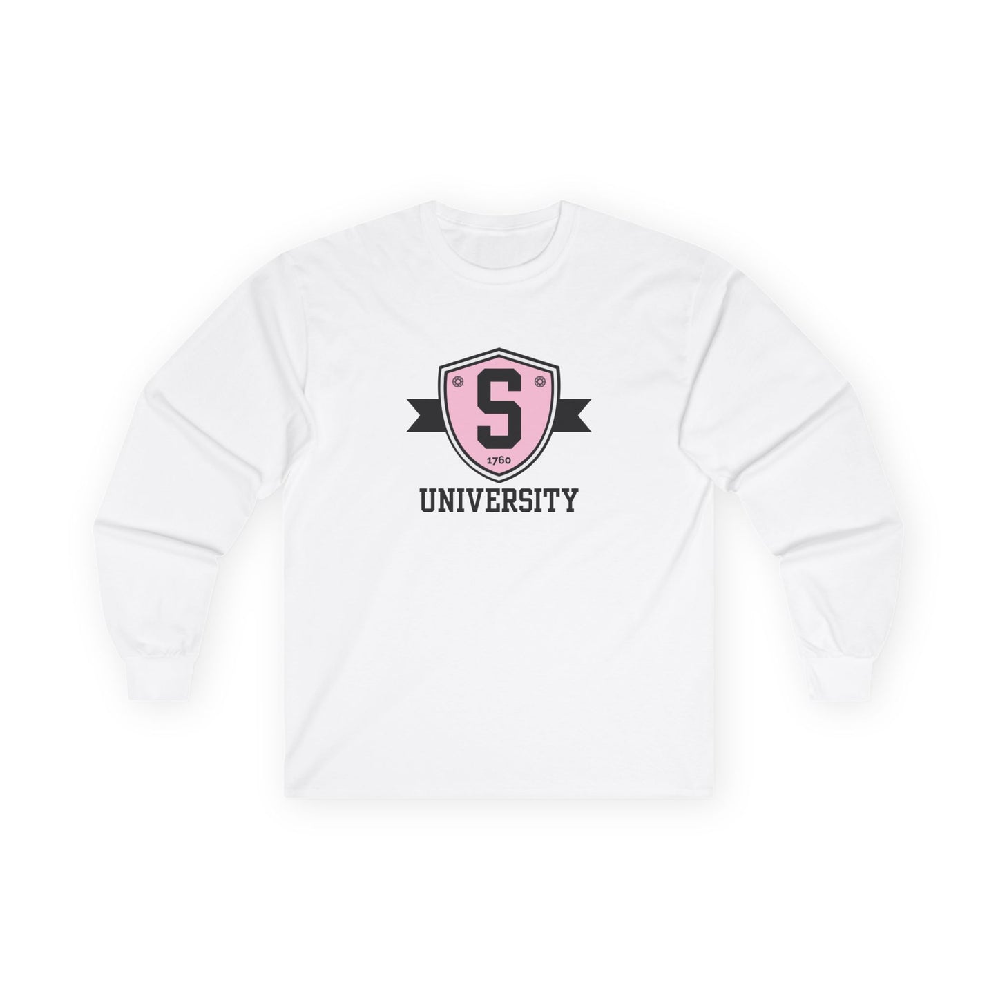 Long-sleeve - Skater University Emblem Unisex Long Sleeve Tee - Skate of Matter LLC