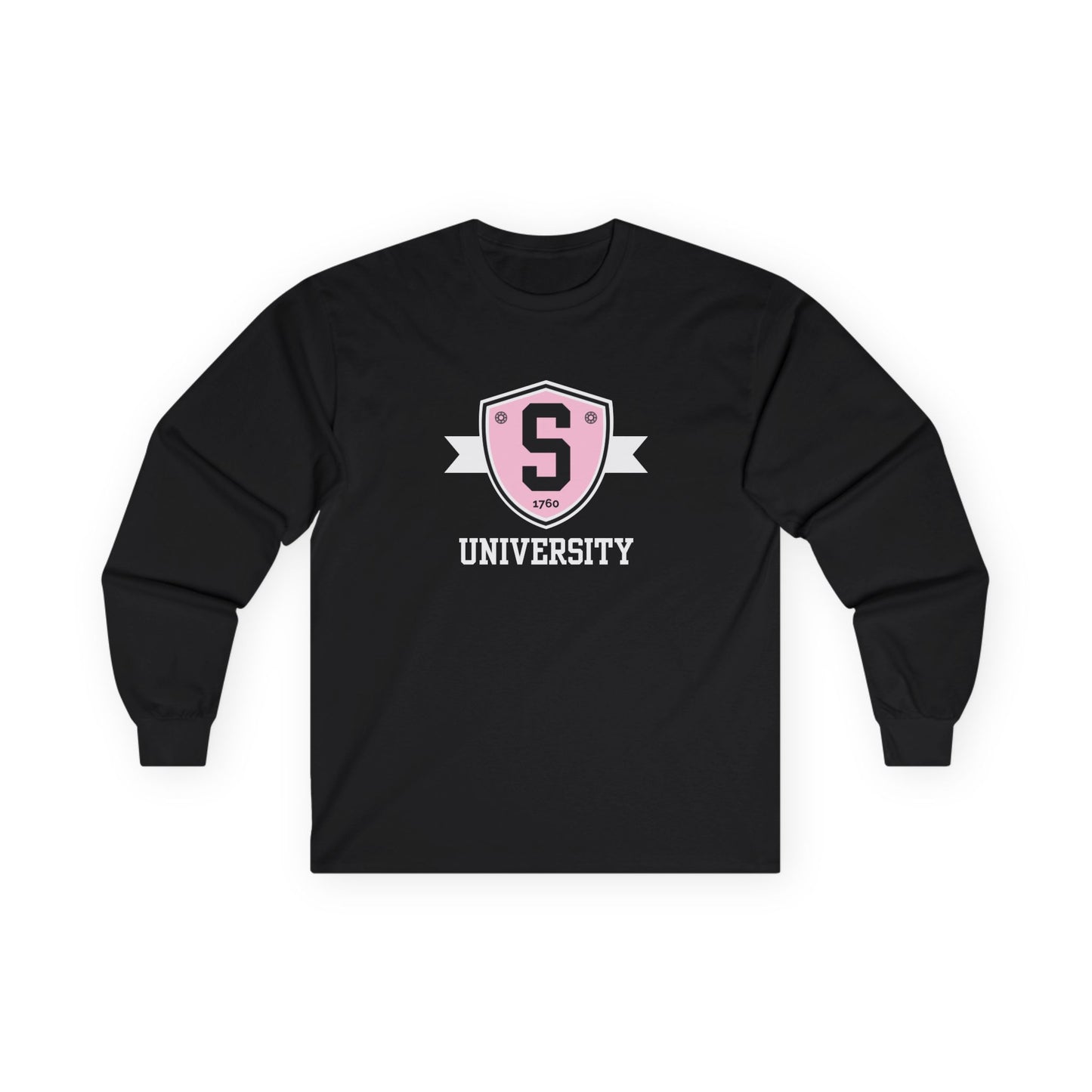 Long-sleeve - Skater University Emblem Unisex Long Sleeve Tee - Skate of Matter LLC