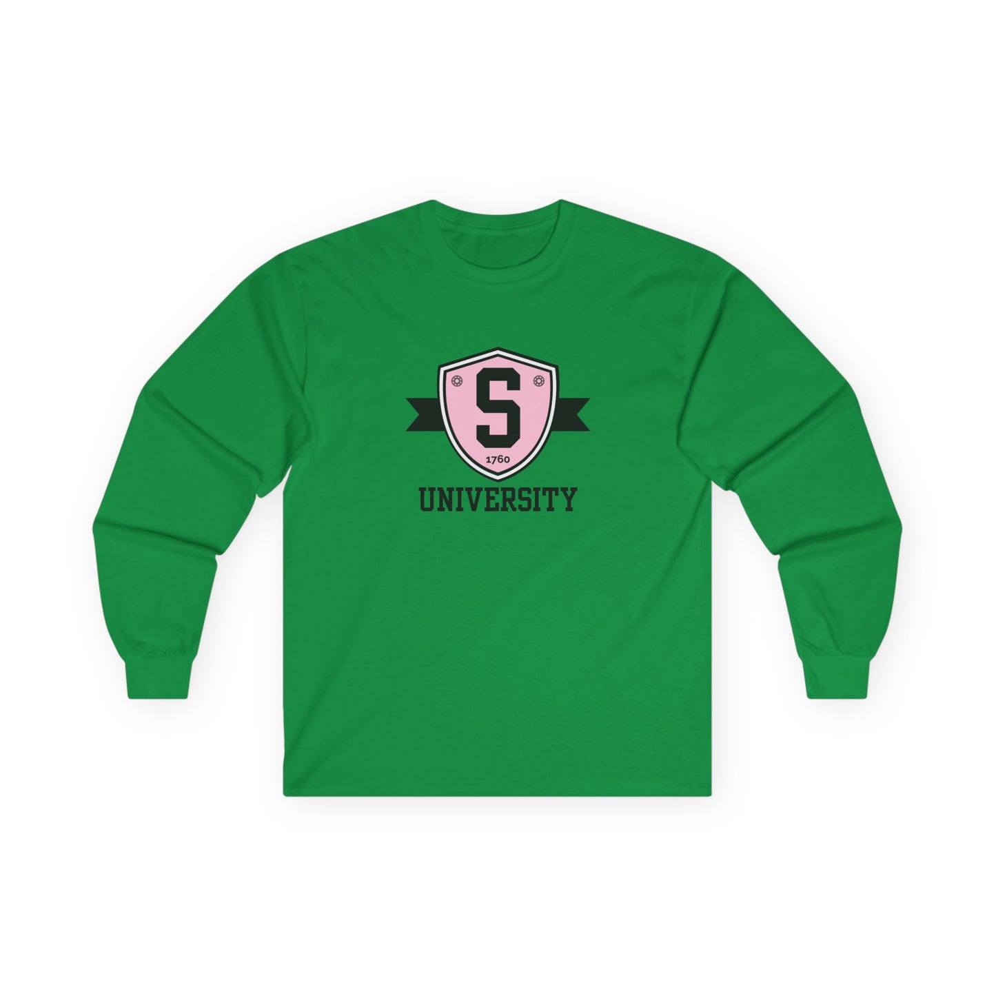 Long-sleeve - Skater University Emblem Unisex Long Sleeve Tee - Skate of Matter LLC