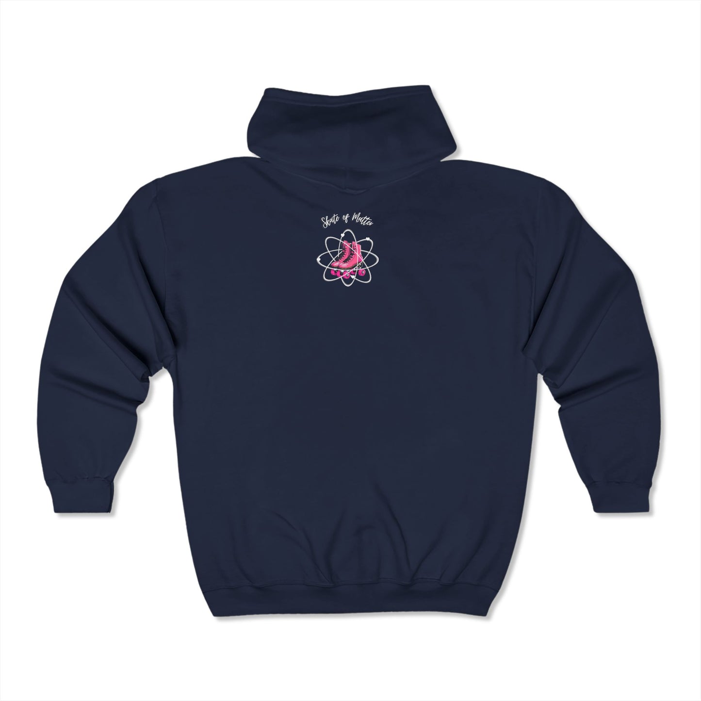 Hoodie - Skater University Emblem Unisex Zip Hooded Sweatshirt - Skate of Matter LLC