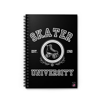 Paper products - Skater University Spiral Notebook - Ruled Line - Skate of Matter LLC