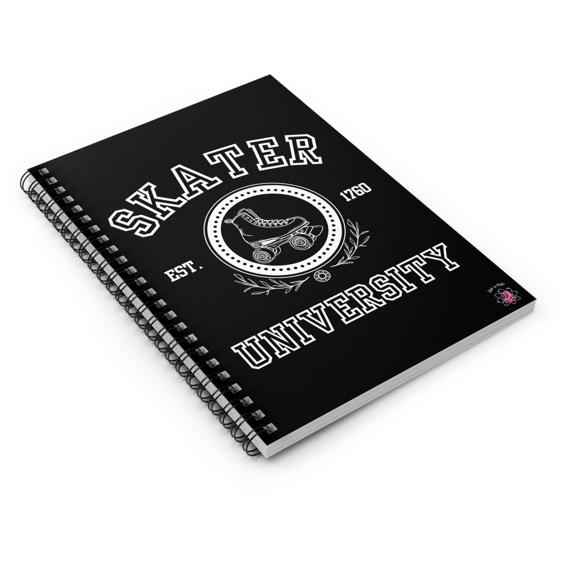 Paper products - Skater University Spiral Notebook - Ruled Line - Skate of Matter LLC