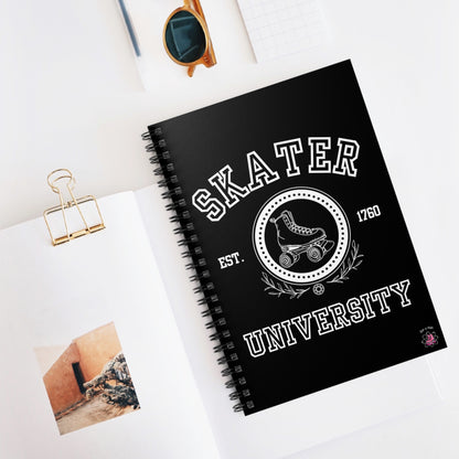 Paper products - Skater University Spiral Notebook - Ruled Line - Skate of Matter LLC