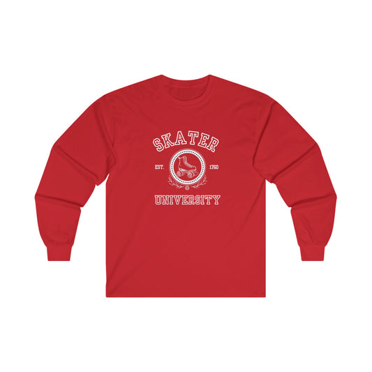 Long-sleeve - Skater University Unisex Long Sleeve Tee - Skate of Matter LLC