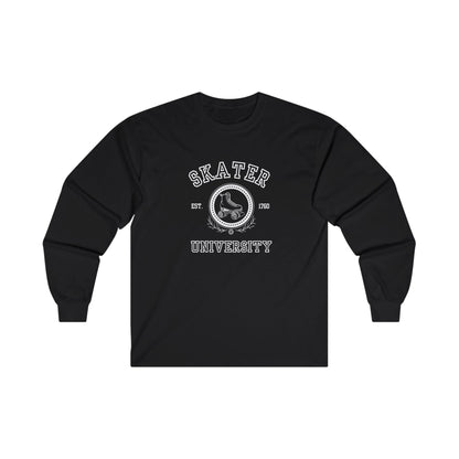 Long-sleeve - Skater University Unisex Long Sleeve Tee - Skate of Matter LLC