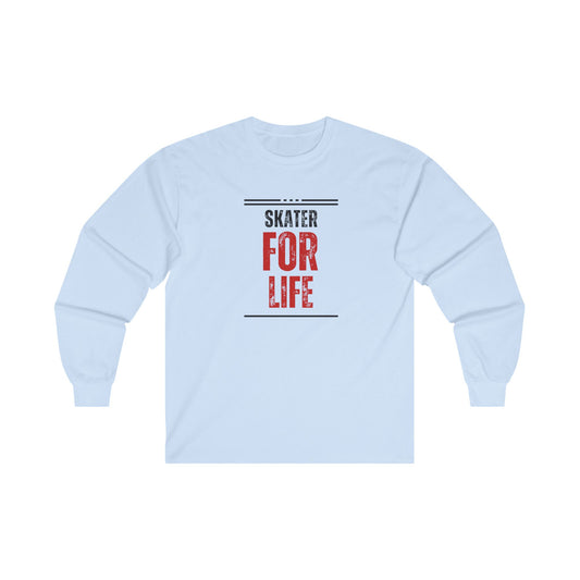 Long-sleeve - Skater for Life Unisex Long Sleeve Tee - Skate of Matter LLC