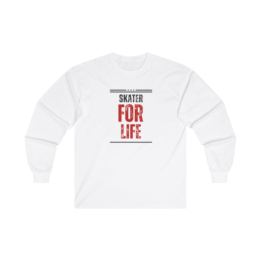 Long-sleeve - Skater for Life Unisex Long Sleeve Tee - Skate of Matter LLC