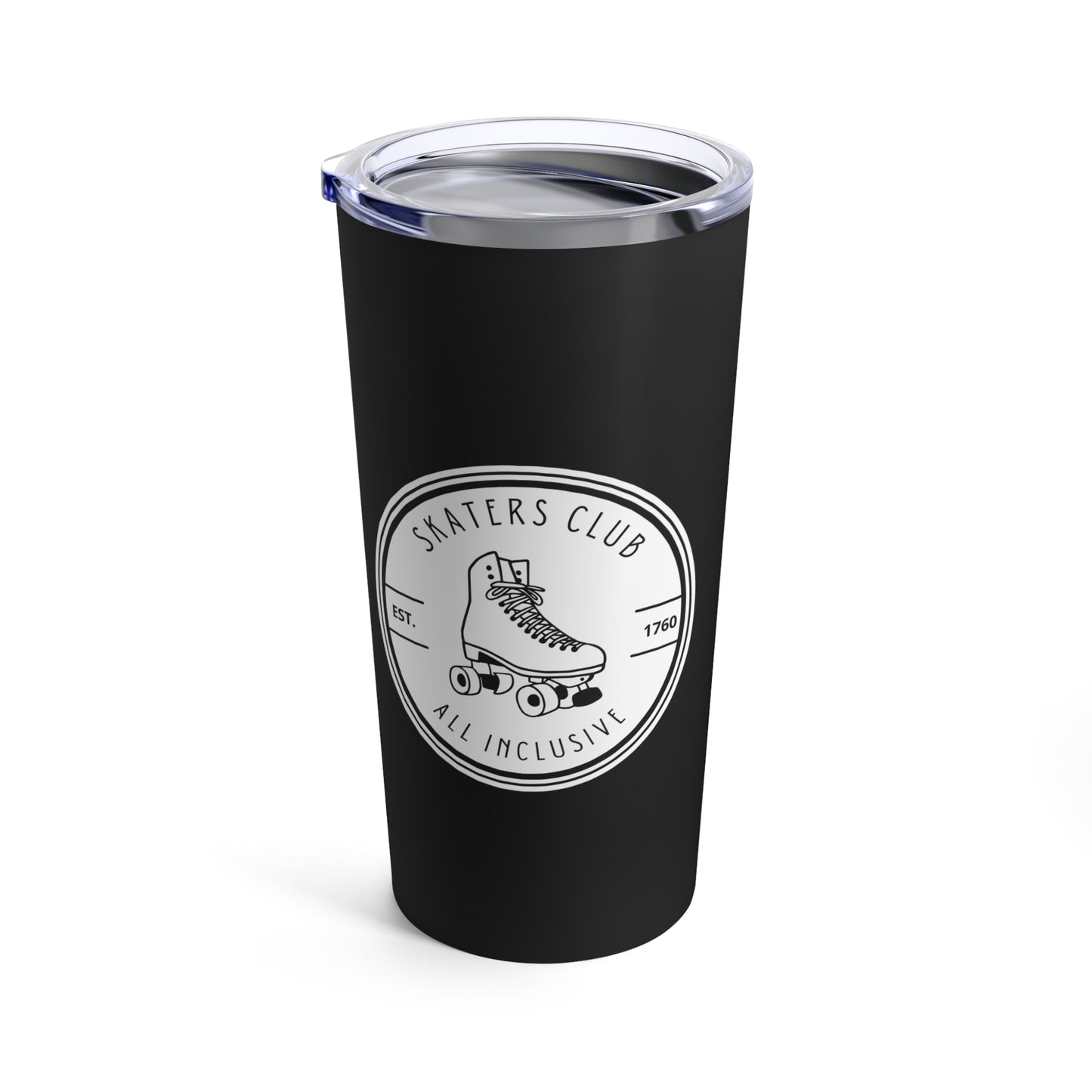 Drinkware - Skaters Club Logo Tumbler - Skate of Matter LLC